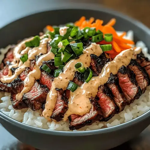 Korean BBQ Steak Rice Bowls
