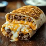 Easy Grilled Cheese Burrito