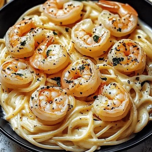 Easy Creamy Shrimp Pasta