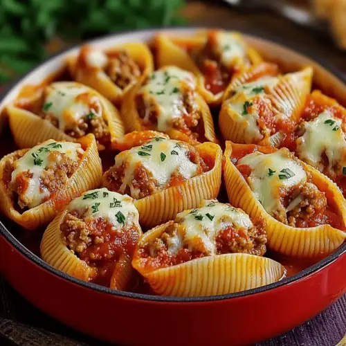 Best Stuffed Shells with Ground Beef
