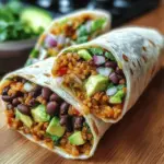 10-Minute Vegan Burrito Wraps