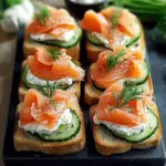 Quick Easter Smoked Salmon Tea Sandwiches