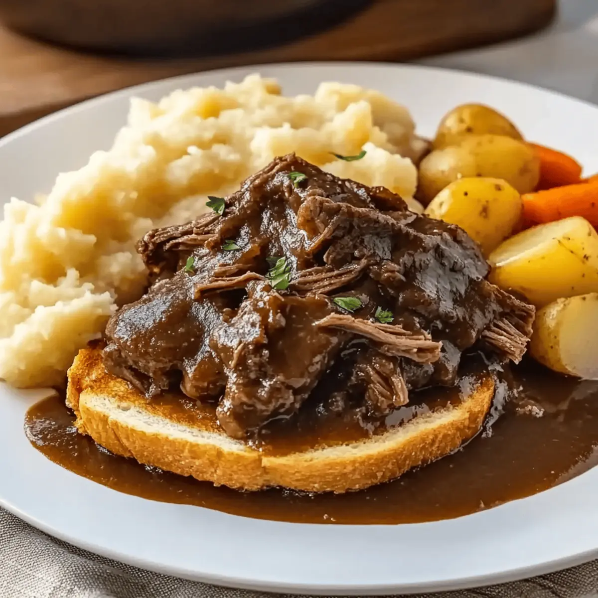 Slow Cooker Beef Manhattan