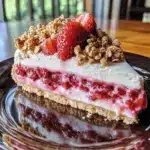 Berrylicious Strawberry Crunch Cheese Cake