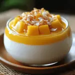 Best Mango Coconut Panna Cotta