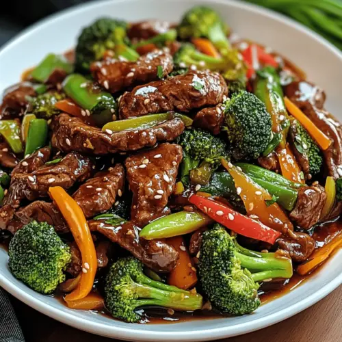 Asian Sweet Ginger Beef Stir Fry