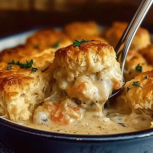 Cheddar Bay Biscuit Seafood Pot Pie