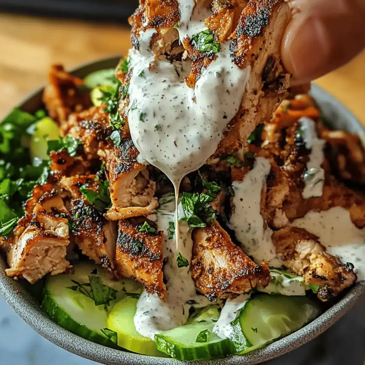 Chicken Shawarma with Garlic Sauce