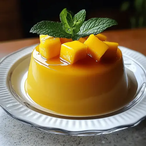 Chinese Mango Pudding