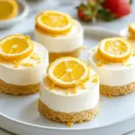 Citrus-Infused No-Bake Mini Cheesecakes