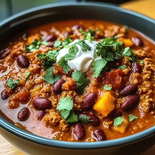 Crockpot Pumpkin Chili