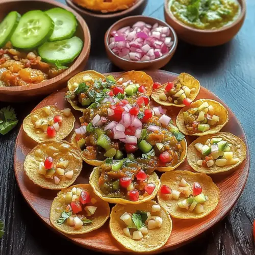 Delicious Masala Papad Platter