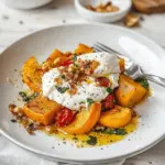 Roast Pumpkin with Burrata