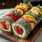 Sweet and Spicy Fruit Wraps Recipe