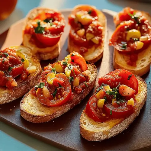 Tomato & Nduja Bruschetta
