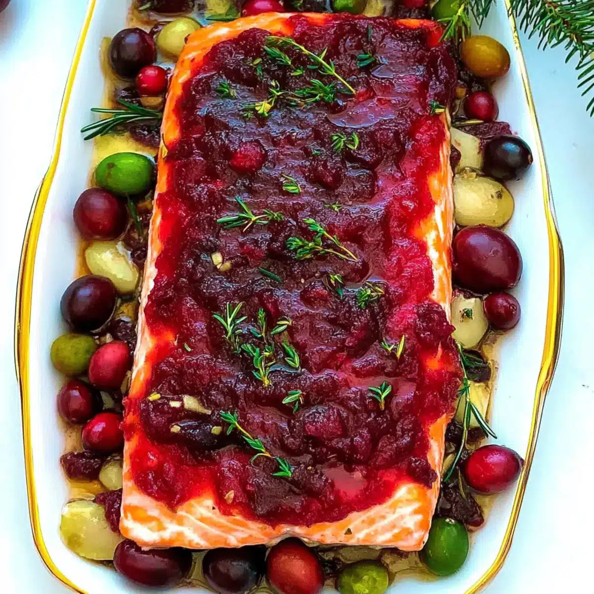 Baked Christmas Salmon