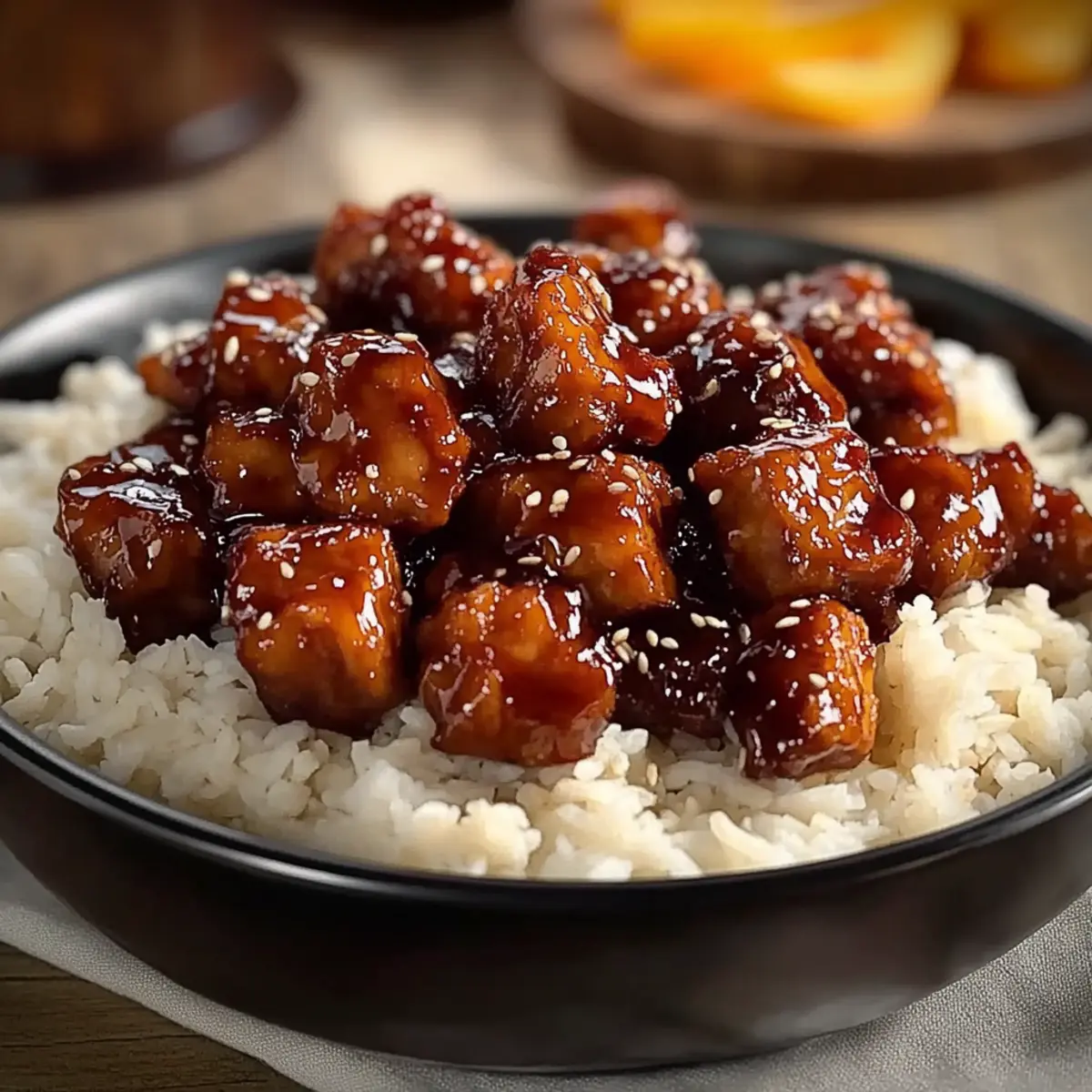 Sticky Sesame Chicken
