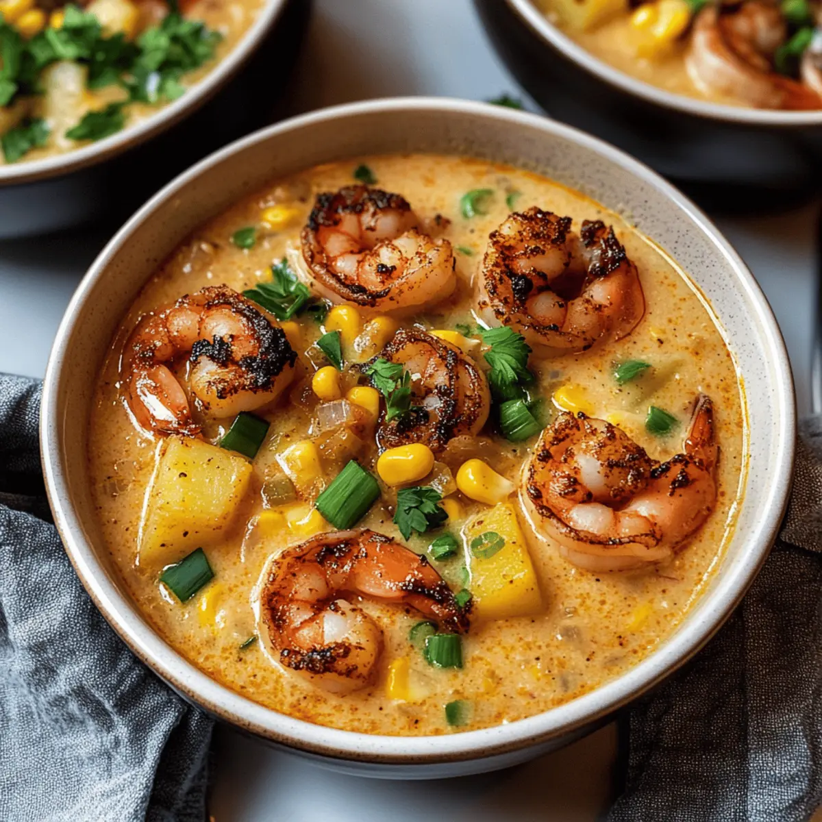Blackened Shrimp Corn Chowder