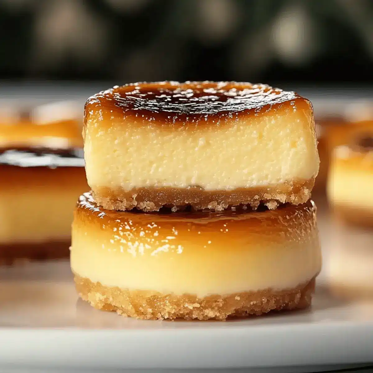 Mini Crème Brûlée Cheesecakes