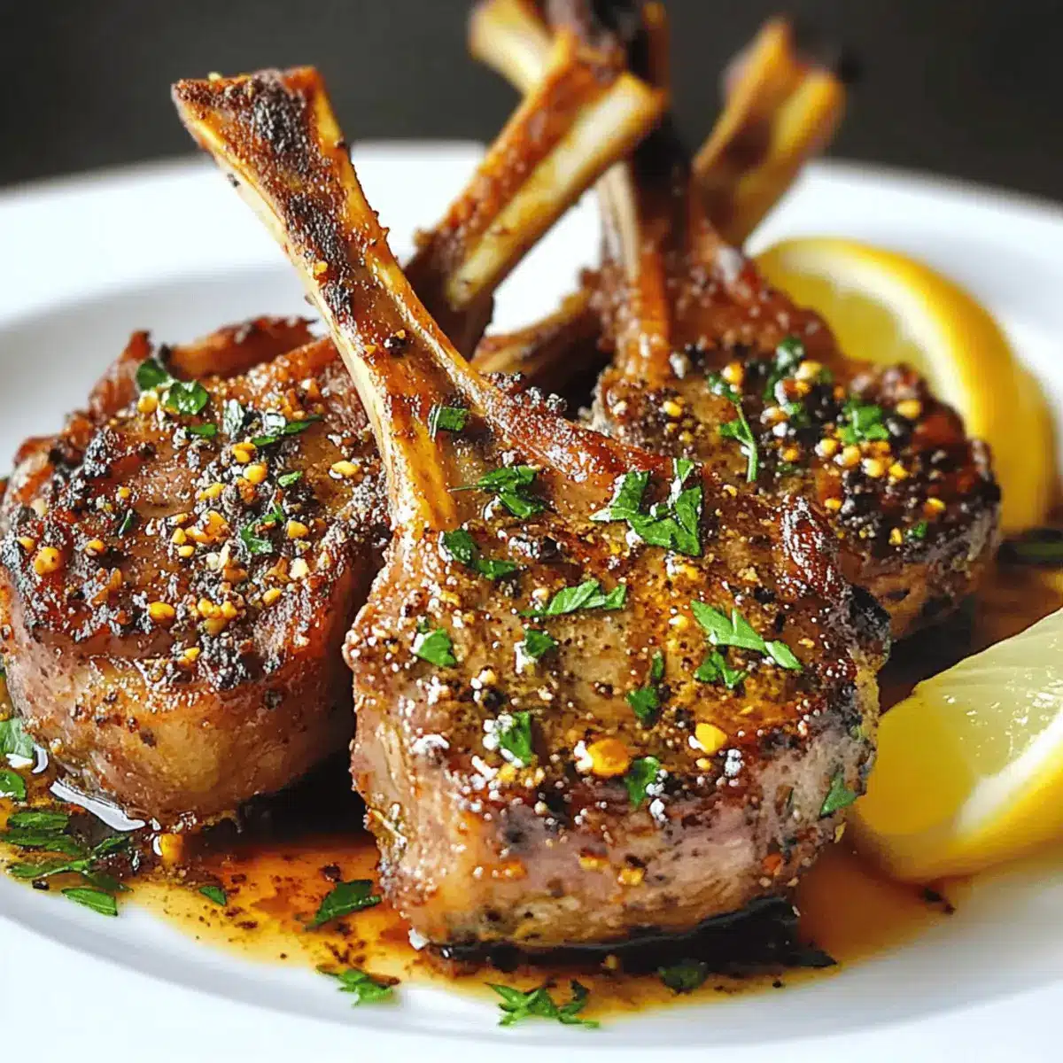 Oven Baked Lamb Chops