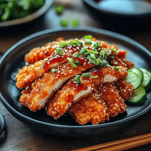 Spicy Korean Chicken Katsu