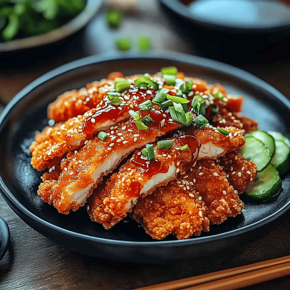 Spicy Korean Chicken Katsu