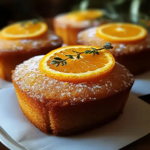 orange ginger honey cakes