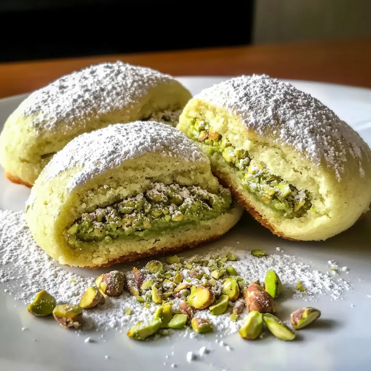 Pistachio Cream Cookies Recipe