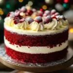 Christmas Red Velvet Cheesecake