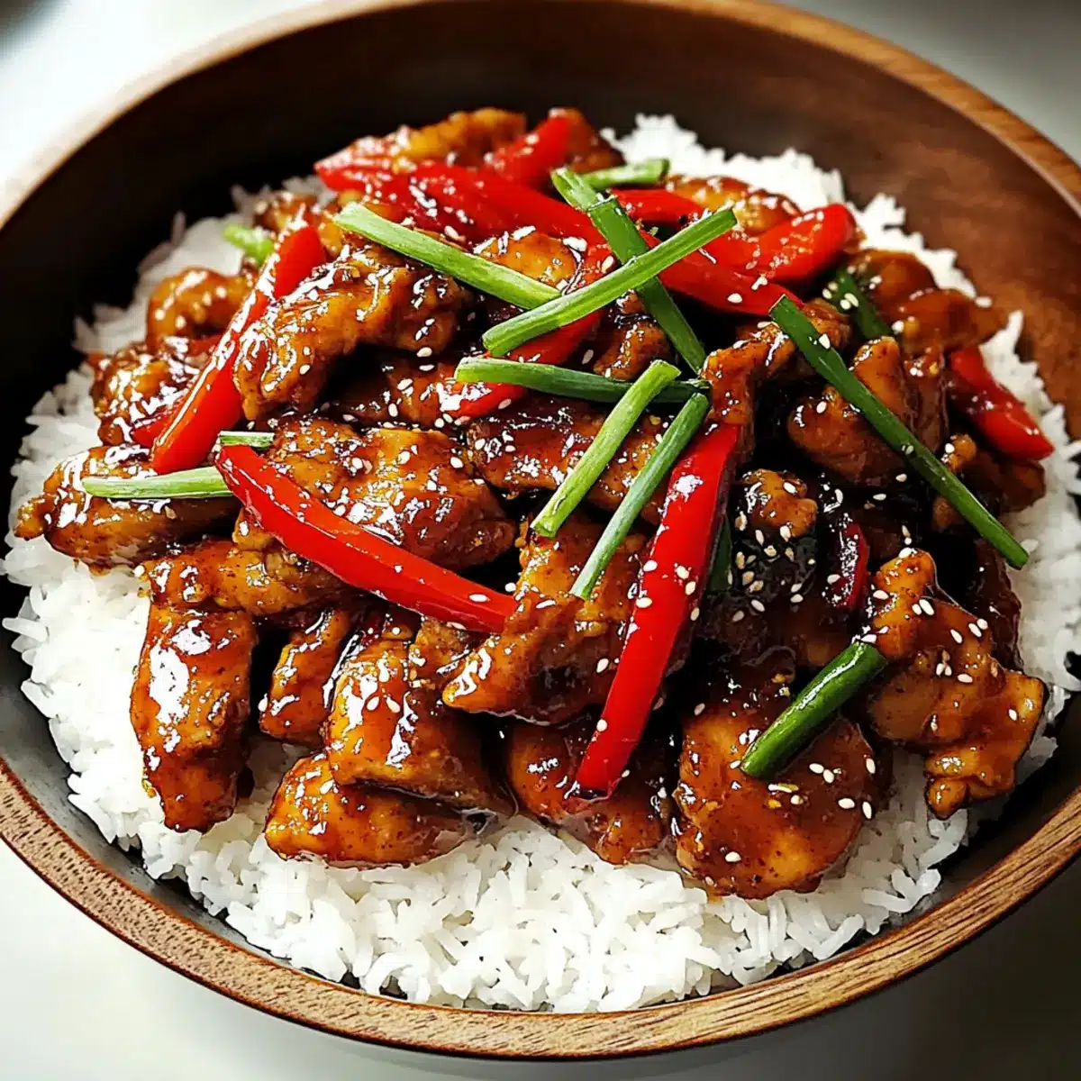 Spicy Stir-Fried Mongolian Chicken