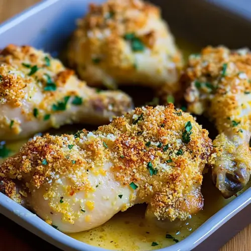 Garlic Parmesan Chicken Legs