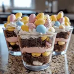Mini Eggs Brownie Parfaits