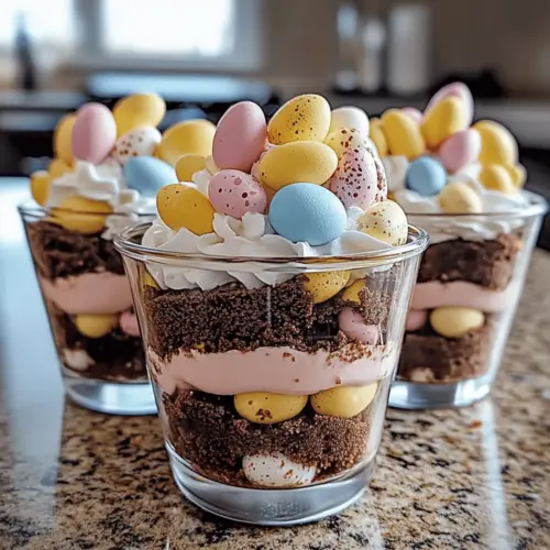 Mini Eggs Brownie Parfaits