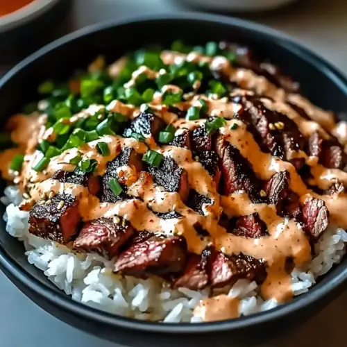 Korean BBQ Steak Rice Bowls