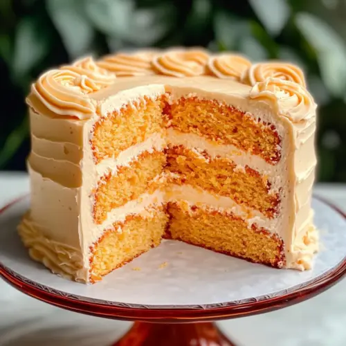Orange Velvet Cake with Orange Cream Cheese Frosting