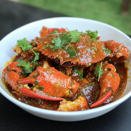 Singaporean Chilli Crab Recipe
