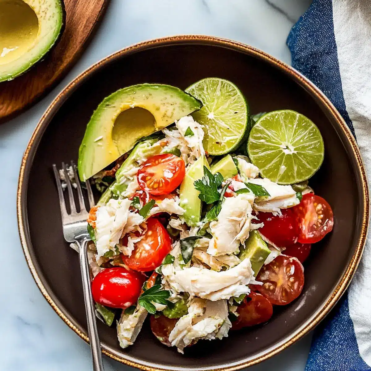 Healthy Crab Meat Salad