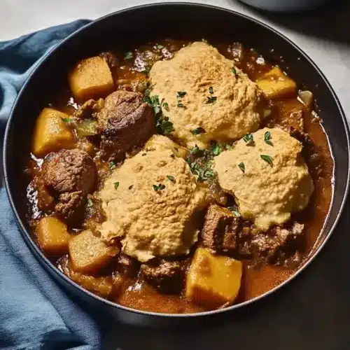 Next-level beef cobbler