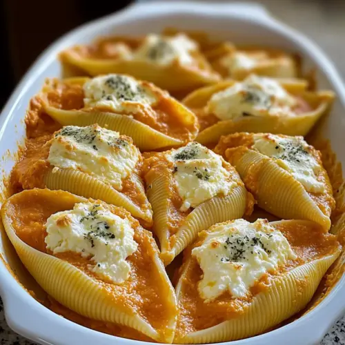Creamy Pumpkin Ricotta Stuffed Shells Recipe
