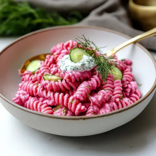 Pink Pasta Salad