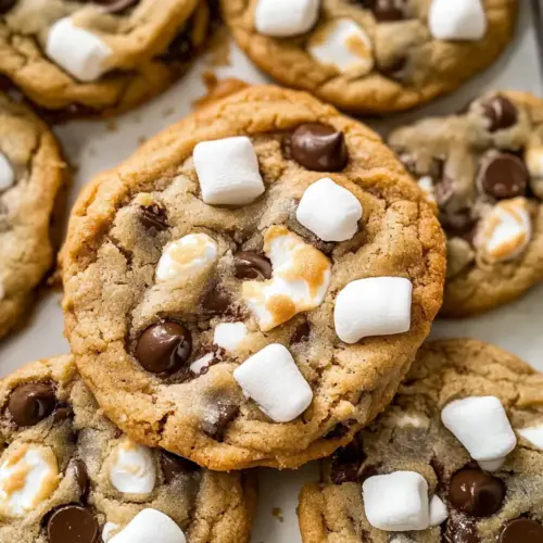 Chocolate Chip Marshmallow Cookies