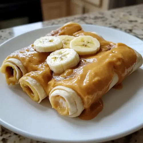 Peanut butter banana roll ups
