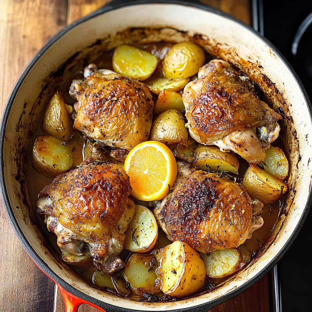 Citrus Chicken and Potato Bake