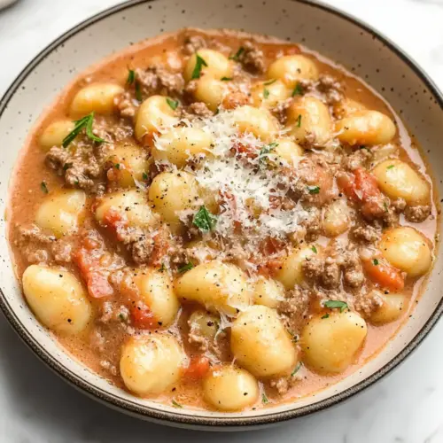 Ground Beef Gnocchi