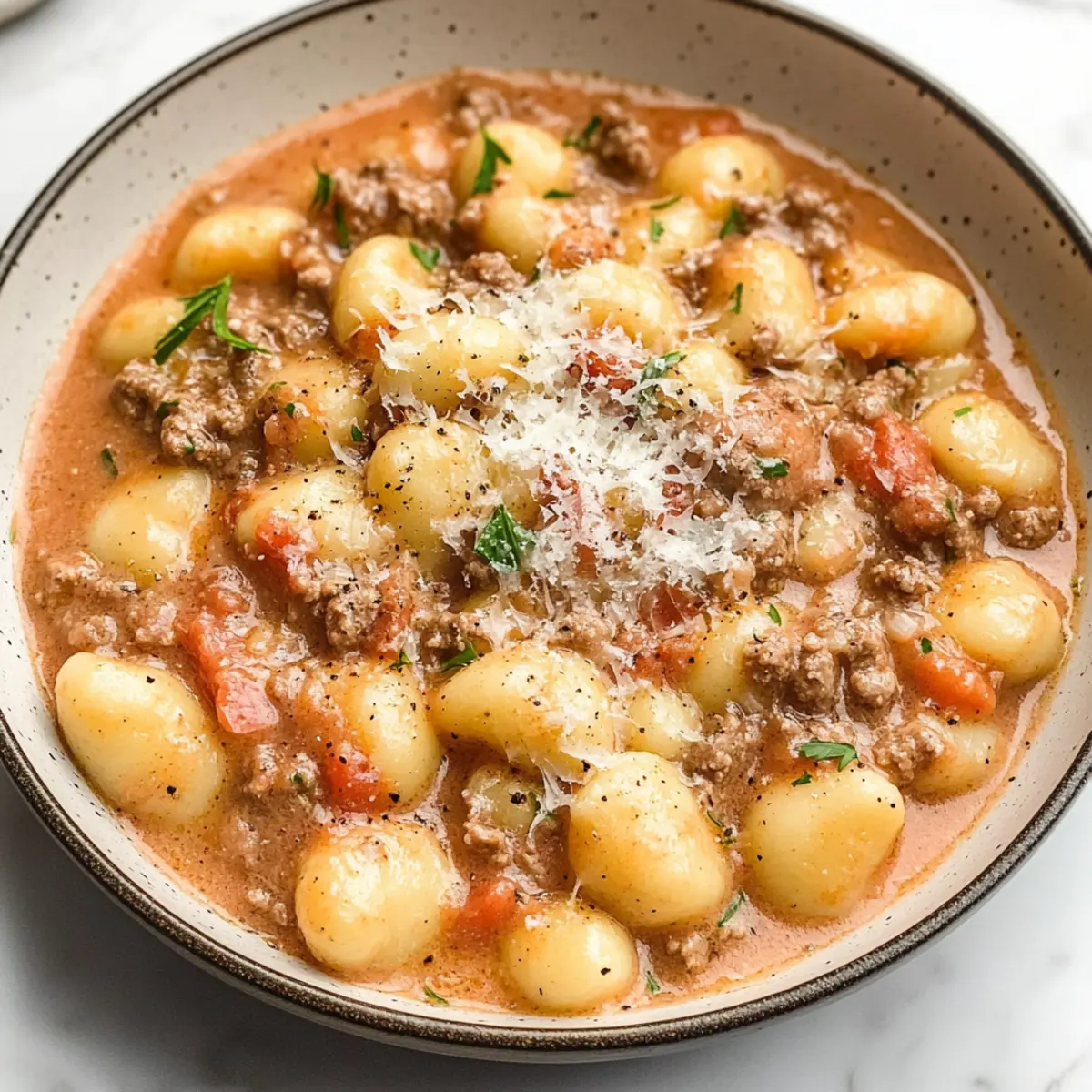Ground Beef Gnocchi