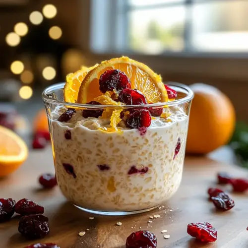 Cranberry Orange Overnight Oats