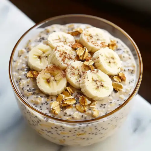 Banana Bread Overnight Oats