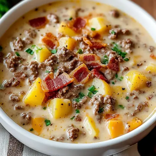 Cheeseburger Soup