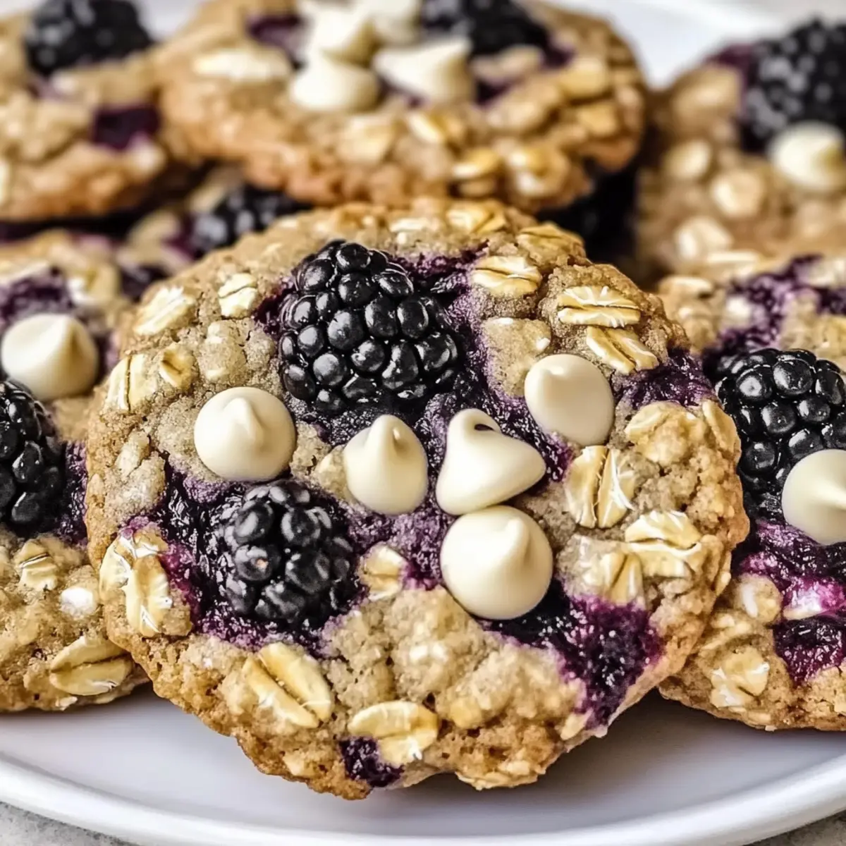 BLACKBERRY OATMEAL COOKIES