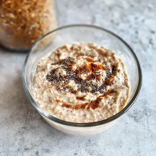 Cinnamon Roll Overnight Oats